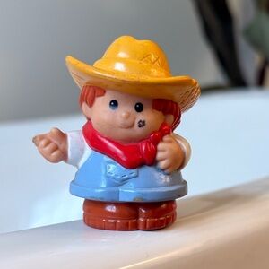 Vintage Fisher-Price Little People Farmer Jed Replacement Piece Toddler Toy